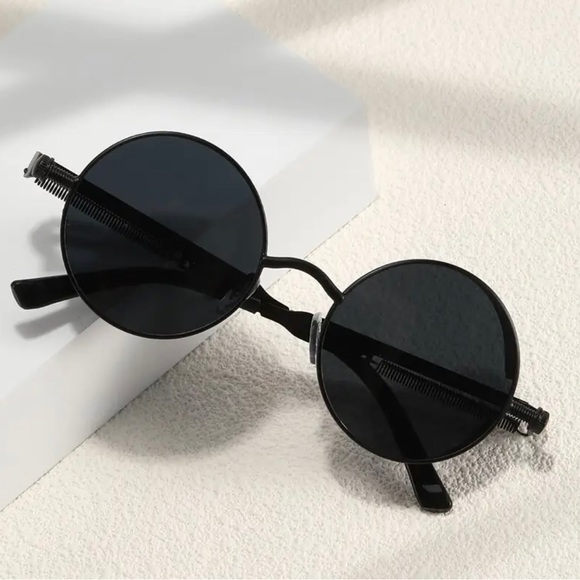 NWT metal steampunk sunglasses - Picture 2 of 4